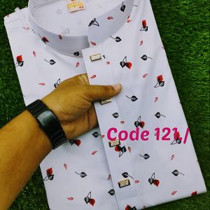 ১০০% কটন কাপড়ের পাঞ্জাবি -- কোড  ১২১